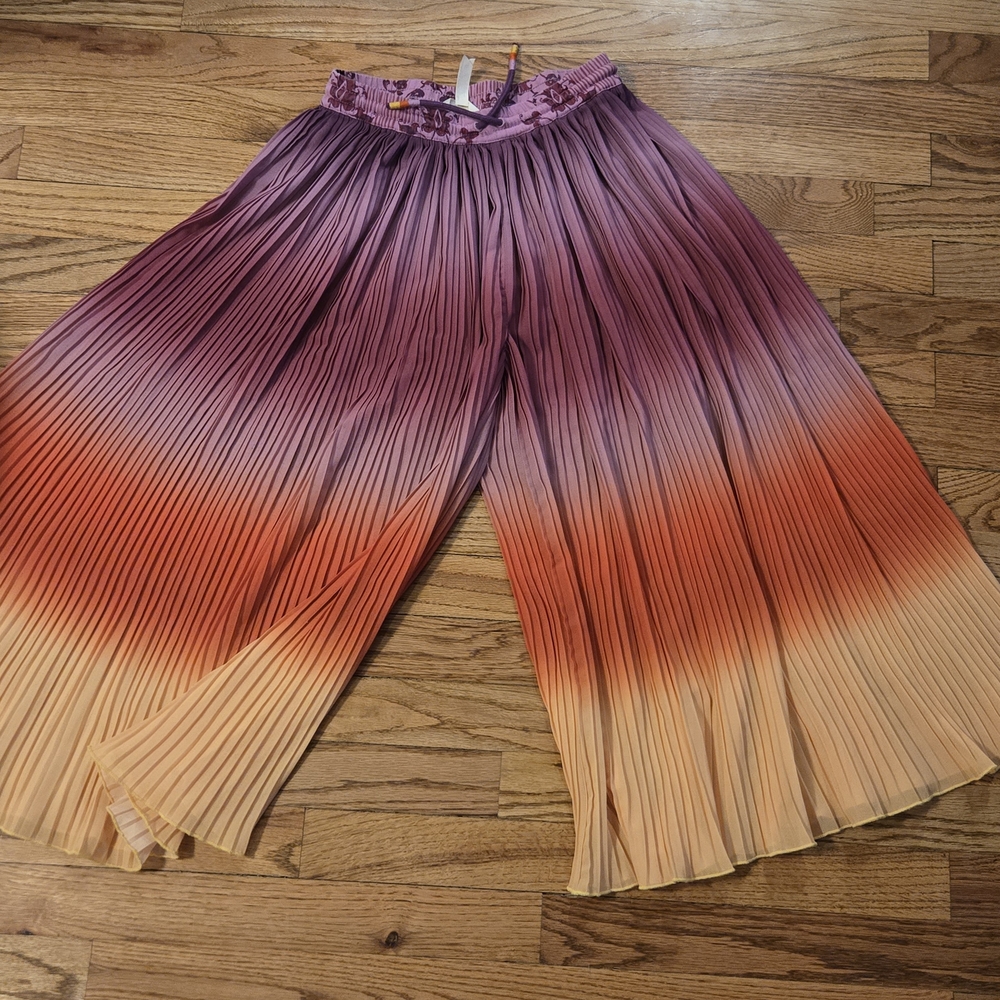 Matilda Jane Girls' Ombre Pleated Sunset Wide-Leg Pants